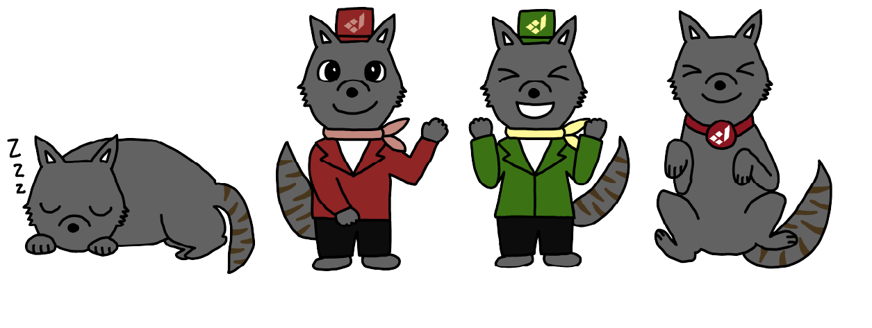 甲斐のホテル公式マスコットカイルくん